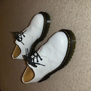 Dr Martens White Made In England 1461 Vintage Oxfords